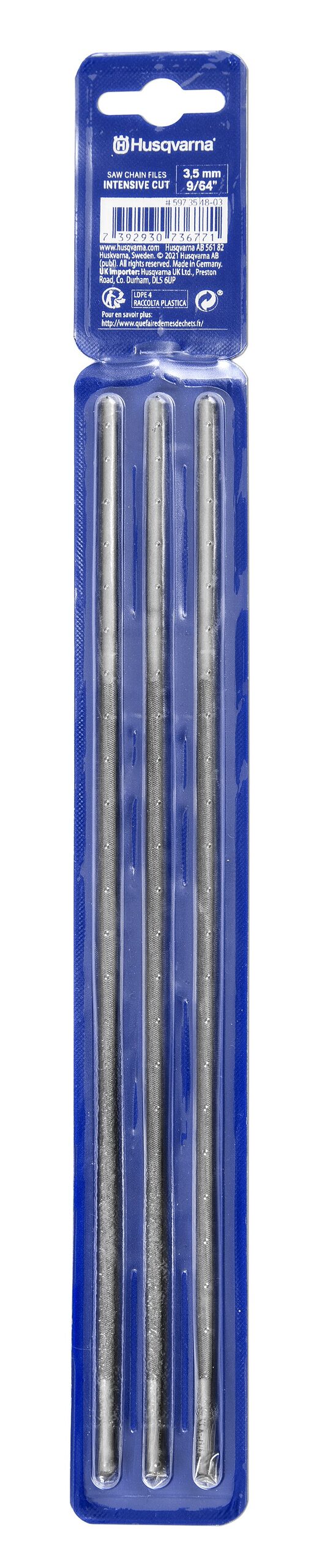 Husqvarna ümarviil 3,5mm 3tk blisterpakendis
